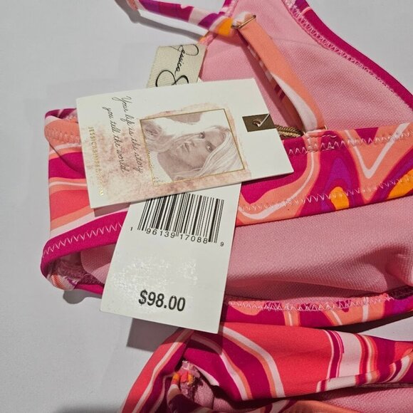 Jessica Simpson Good Vibrations O-Ring One-Piece Swimsuit - Picture 8 of 10